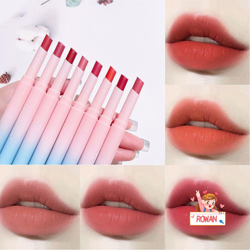 Son Môi ROWANS Màu Lì Dưỡng Ẩm Thiết Kế Vỏ Màu Gradient Thời Trang