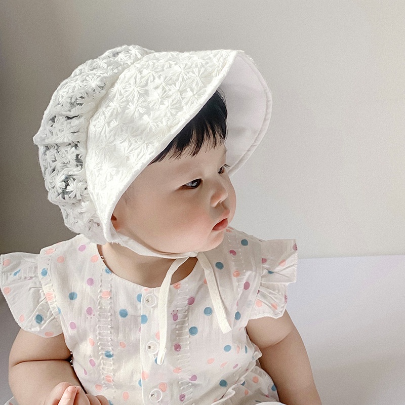Mũ Chống Nắng Thiết Kế Siêu Dễ Thương Phong Cách Lolita Thời Trang Mùa Hè Cho Trẻ Em