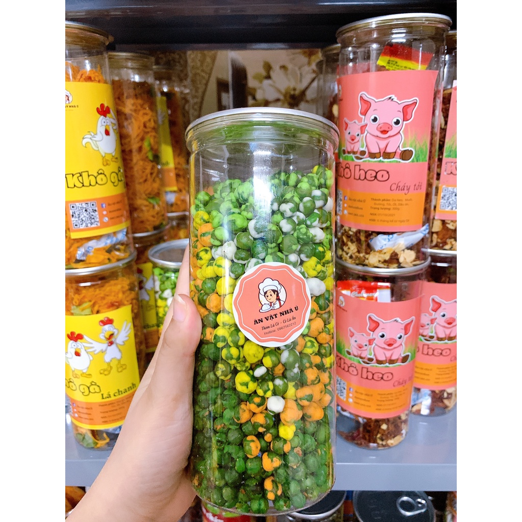Đậu hà lan ngũ vị 450g, đồ ăn vặt Hà Nội