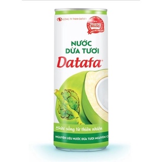 [SHIP HỎA TỐC] Lốc 6 lon nước dừa tươi Datafa 325ml