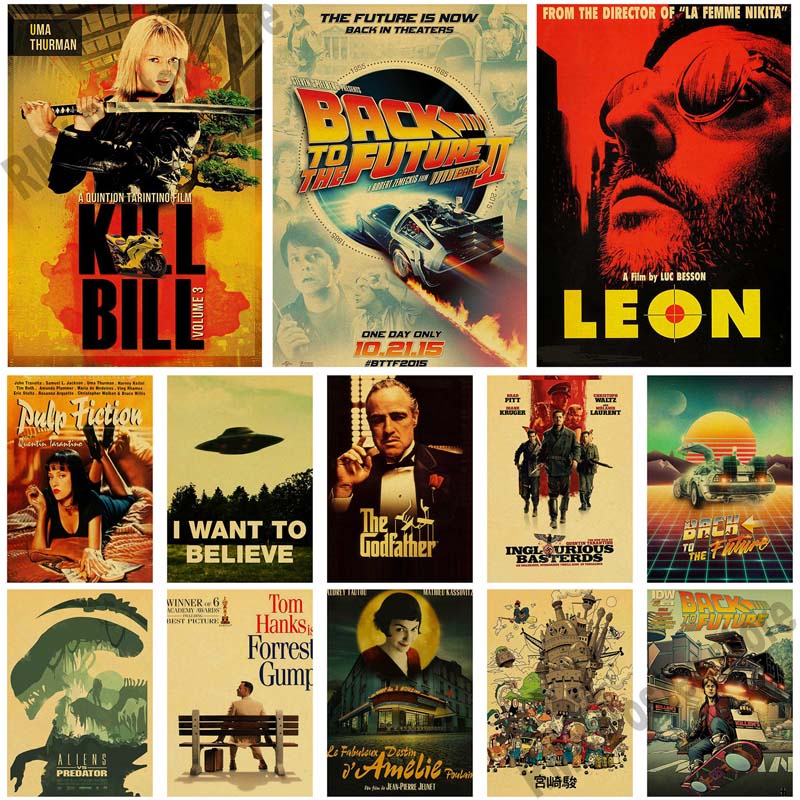 Poster Phim Leon / Back To Future Dán Tường Trang Trí Nội Thất