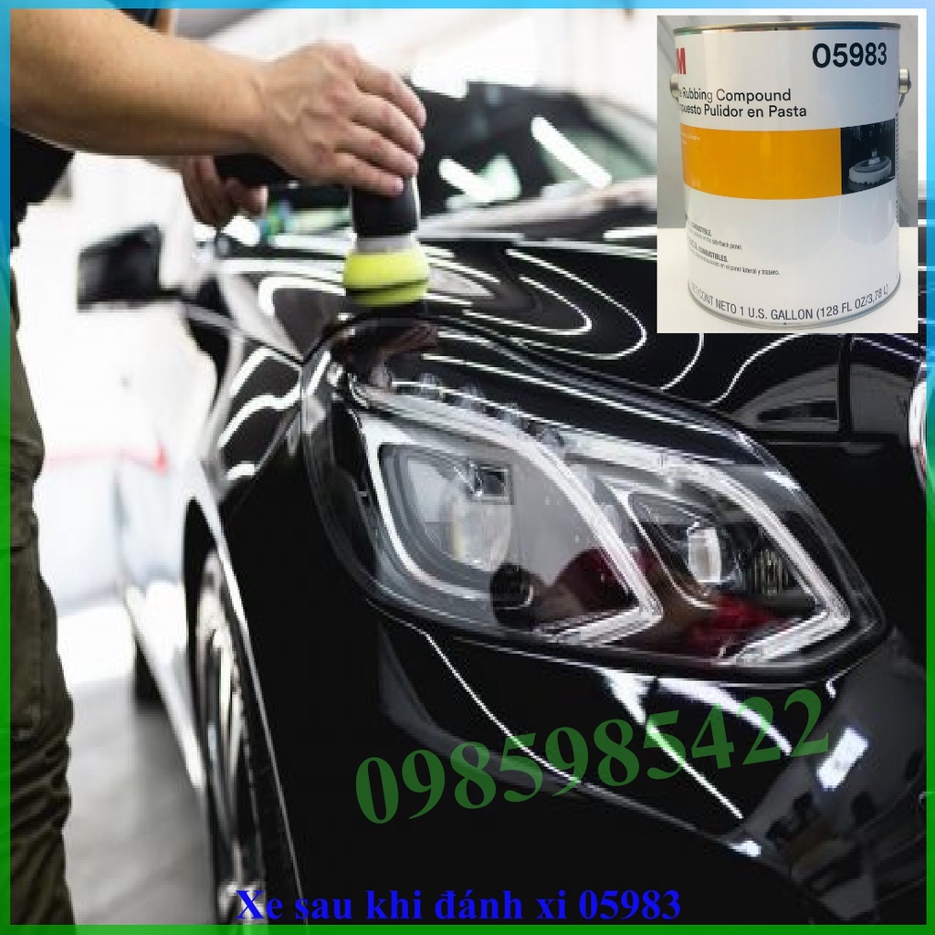 Xi bát đánh bóng xe ô tô xe máy 3M 3 bước cho ô tô xe máy - xóa vết xước ô tô xe máy - Xi đánh bóng áo xe SONQUANGPHU885