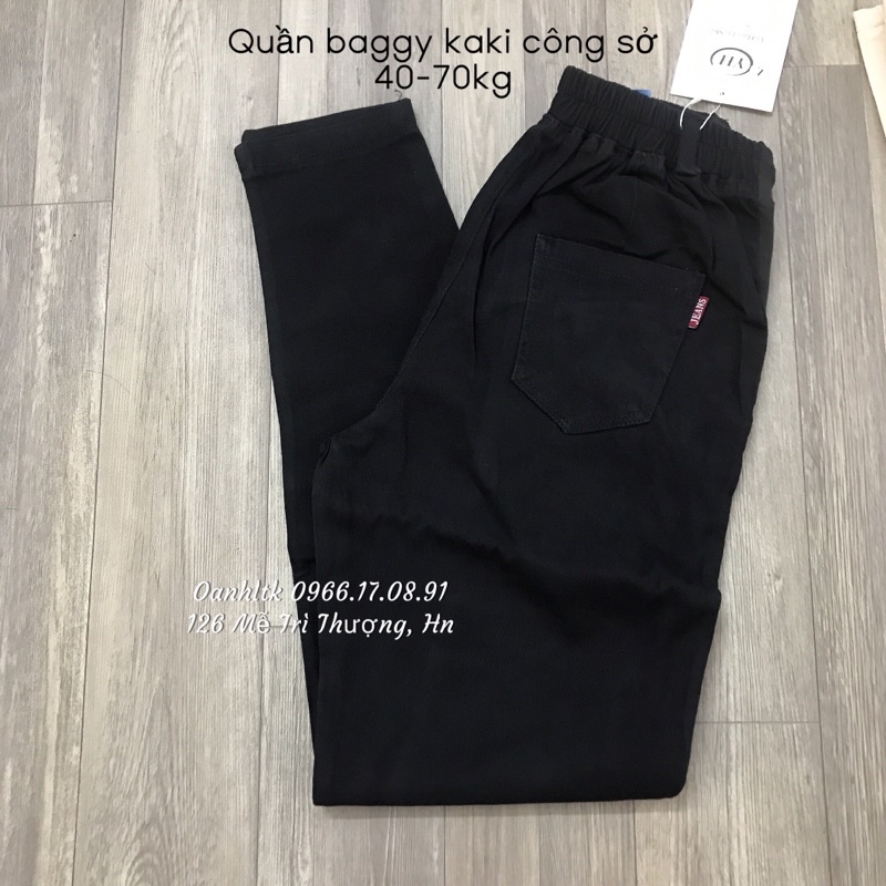 Quần kaki bầu - Quân baggy bầu thời trang có sẵn ( 40-75kg) - Ảnh shop chụp kèm video