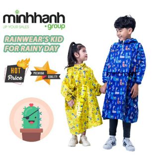 Áo mưa bít vải dù cho bé từ 1 đến 3 tuổi - sp chất lượng cao - áo mưa minh hạnh