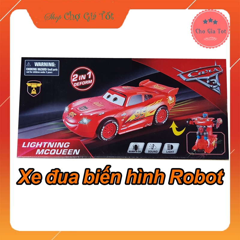 Đồ chơi xe đua ô tô biến hình thành người máy No.1819-10