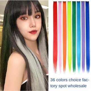 Bộ tóc giả dài thẳng nhuộm màu 36 màu thời trang cho nữ