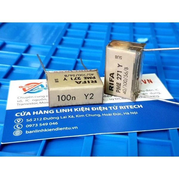 Tụ Rifa PME271Y 100nF 250V 0.1uF 100n Y2