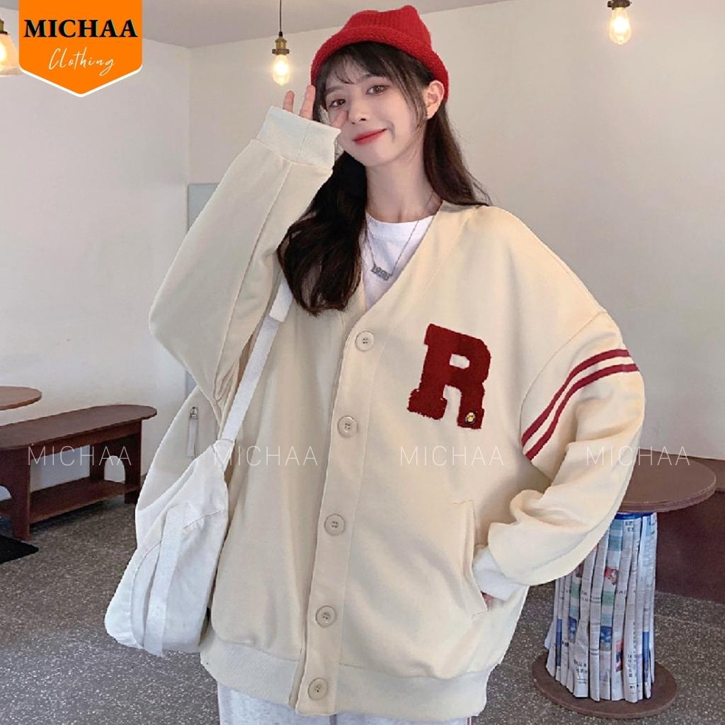 Áo Khoác Nỉ Cardigan 2022 Nhiều Mẫu Nam Nữ Ulzzang Unisex Kiểu Form Rộng Đẹp - MICHAA