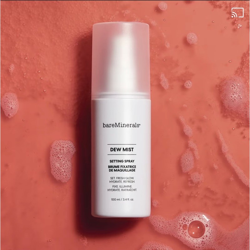 BareMinerals - Xịt khoá makeup BareMinerals Dewy Mist Setting Spray 100ml