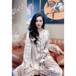 ĐỒ BỘ PYJAMA NỮ LỤA LATIN HÀNG THIẾT KẾ