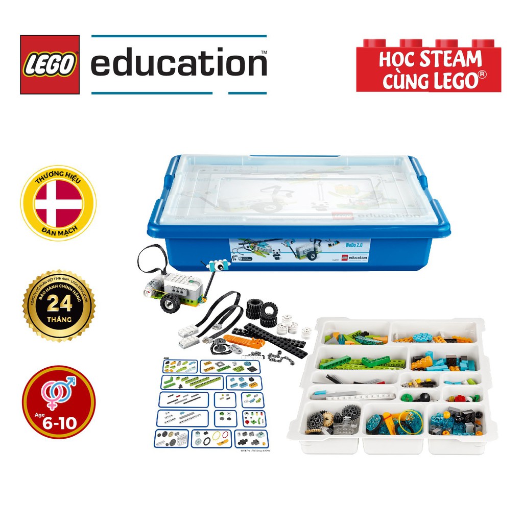 LEGO EDUCATION Bộ Kỹ sư Rô bốt Wedo MILO 45300