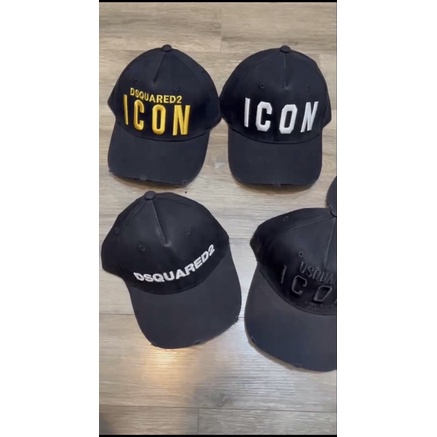 Mũ lưỡi trai in chữ dsquared2 icon, mũ phớt mikenco