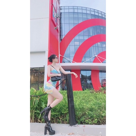 Bốt thời trang cao 12cm chinh hãng bốt big size Giày xuất khẩu Yami | BigBuy360 - bigbuy360.vn