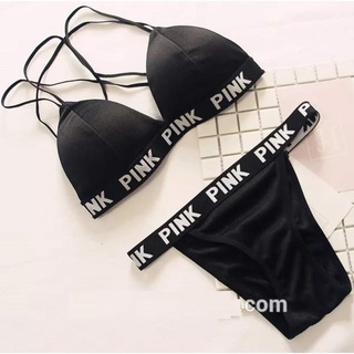 Sét Đồ Lót Bra và Quần (1981), Set bộ sexy, Dưới 55kg, Màu Đen, màu Trắng