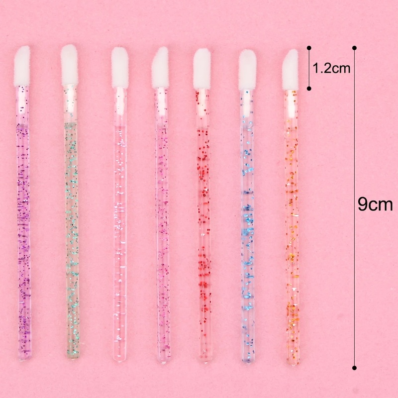 [Hàng mới về] Set 50 cọ tô son môi dùng một lần an toàn tiện dụng