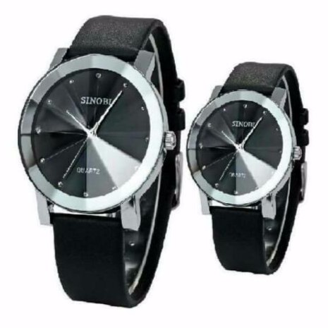 Đồng hồ đôi dây da thương hiệu SINOBI 2288