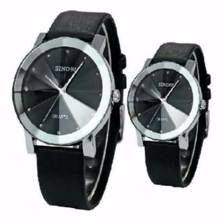 Đồng hồ đôi dây da thương hiệu SINOBI 2288