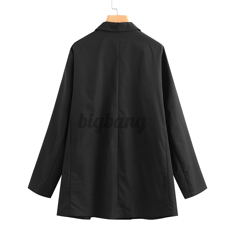Áo Khoác Blazer Dáng Rộng Phối Nút Thời Trang Cho Nữ | BigBuy360 - bigbuy360.vn