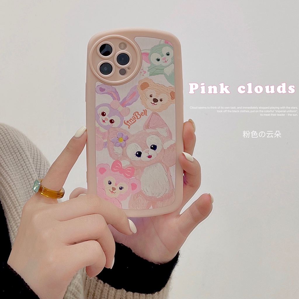 Ốp Điện Thoại Chống Sốc Họa Tiết Linabell Cho iPhone 11 12 13 Pro Max X XS XR