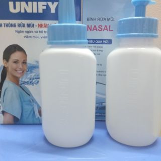 Bình rửa mũi unify.làm sạch khoang mũi.hỗ trợ điều trị viêm xoang, viêm mũi, viêm họng.hiệu quả cho viêm mũi dị ứng.....