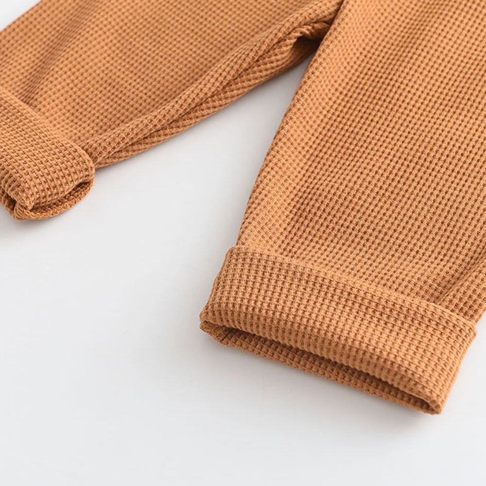 BEAR LEADER Set Đồ Mùa Thu 2 Món Gồm Áo Sweater + Quần Dài Thoải Mái In Họa Tiết Gấu Cho Bé Trai 0-2 Tuổi