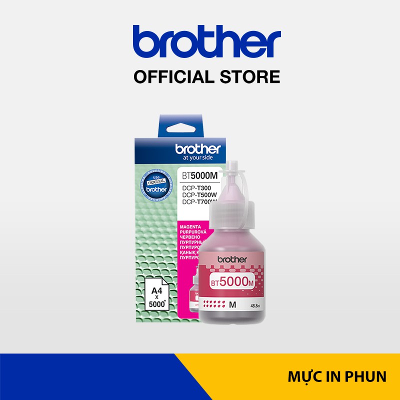 Bộ mực in phun Brother BT5000C/Y/M