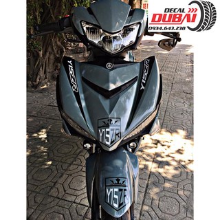 Tem Trùm Exciter 150 Xám Xi Măng Y15Zr