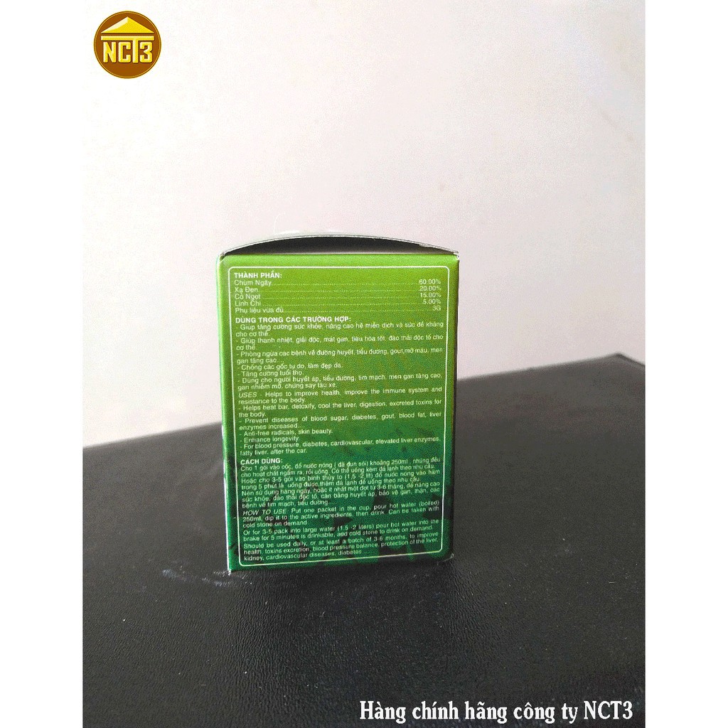 Trà Túi Lọc Chùm Ngây NCT3 (20 gói) - Thanh Nhiệt, Gải Độc, Mát Gan ( Hàng chính hãng công ty NCT3 ) .