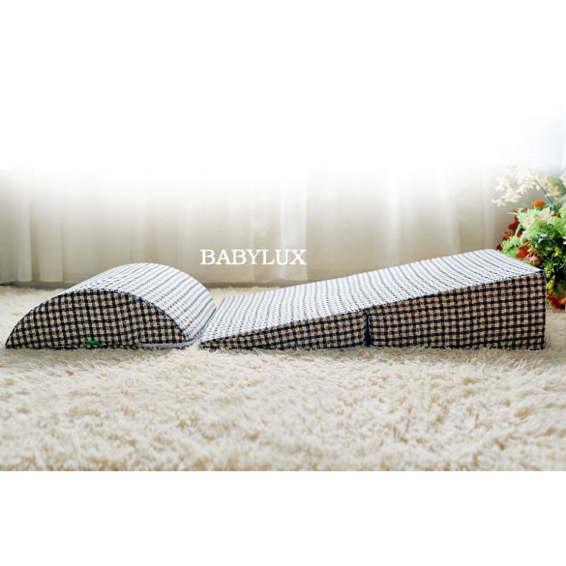 Gối chống trào ngược dạ dày thực quản người lớn Babylux  - 80 x 60 x 20 cm, có kèm kê chân, có thể gập gọn lại