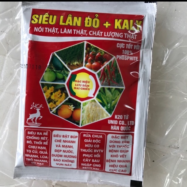 Siêu lân đỏ+ kali- gói 22ml