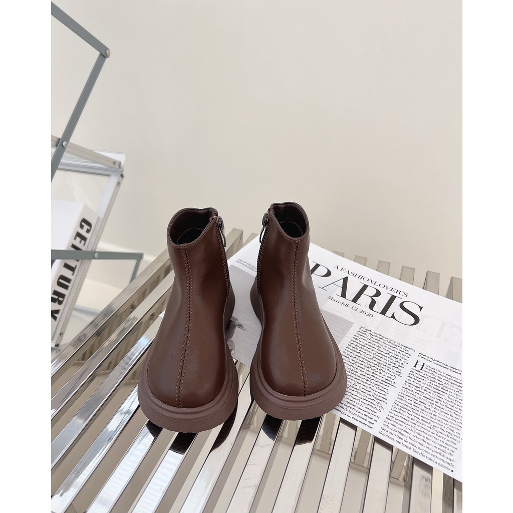 Giày Boot Martin đế dày mũi tròn cho bé G843