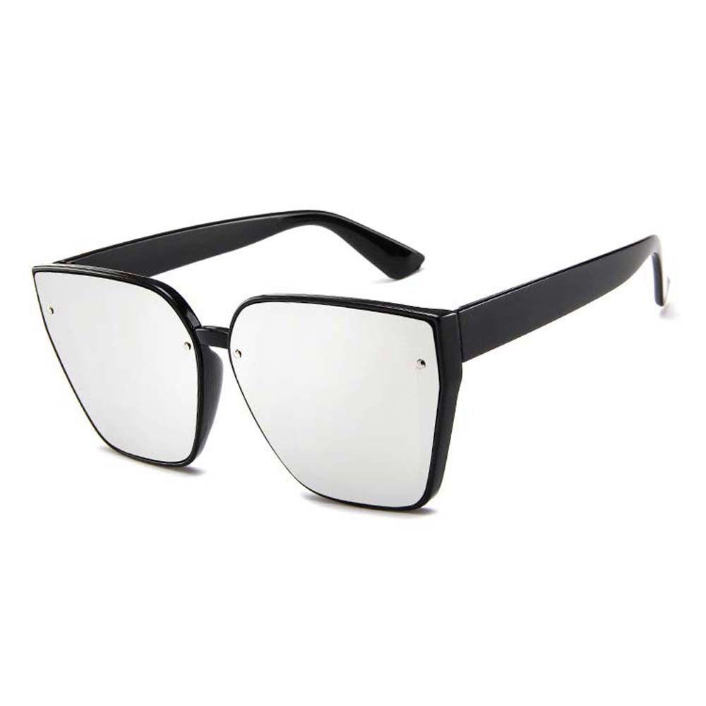 Kính Mát Oversize Thời Trang Vintage Dành Cho Nữ|Kính Mát Chống Nắng Màu Đen Phong Cách Hàn Quốc