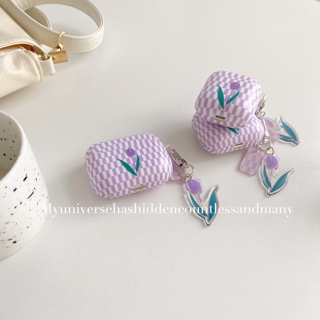 Vỏ Bảo Vệ Hộp Sạc Tai Nghe compatible AirPods3 compatible AirPods3 compatible AirPods3 Họa Tiết Tranh Sơn Dầu 2021 Phong Cách Mới