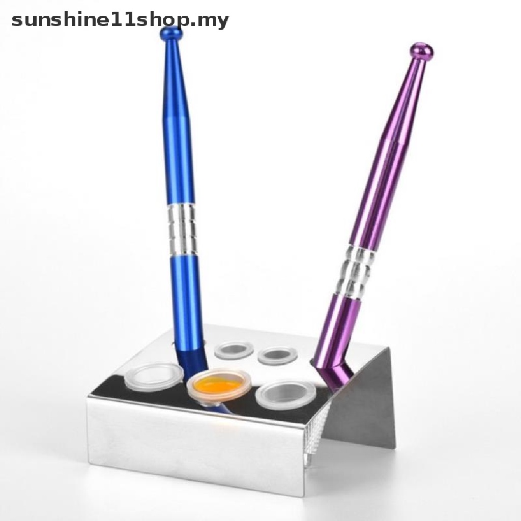 Giá đỡ cốc mực xăm 7 lỗ bằng thép không gỉ tiện dụng [sunshine11shop]