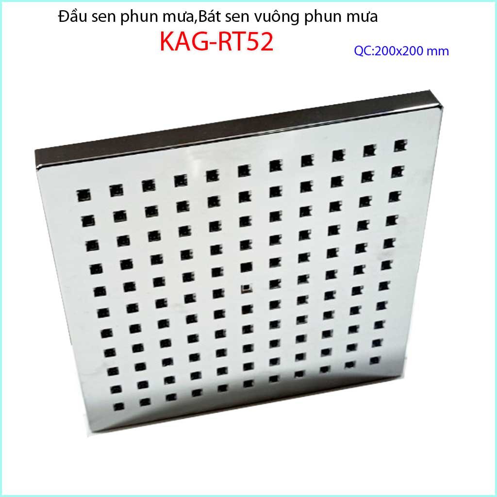 Cầu chắn rác sân thượng KAG-QC30 inox SUS304, thu nước máng xối đặt miệng ống D114 thoát nước nhanh chặn rác tốt