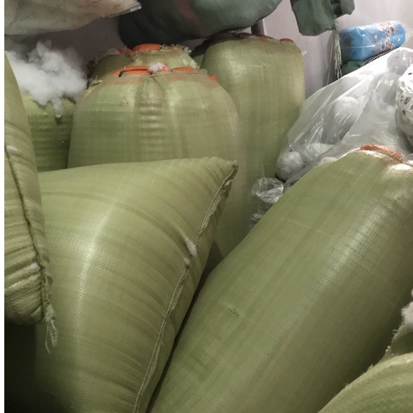 1kg bông gòn trang trí nhà cửa, nhồi chăn ga gối nệm, gối và thú bông.