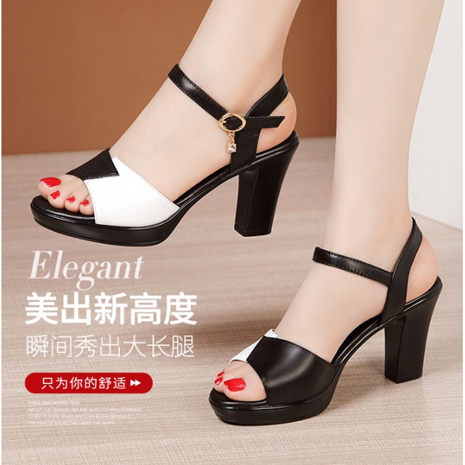 Giày sandan bản phối màu GBSHOP