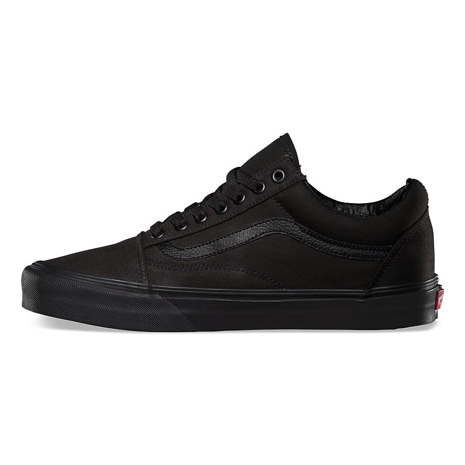 Giày nữ van oldskool vải canvas - jetblack