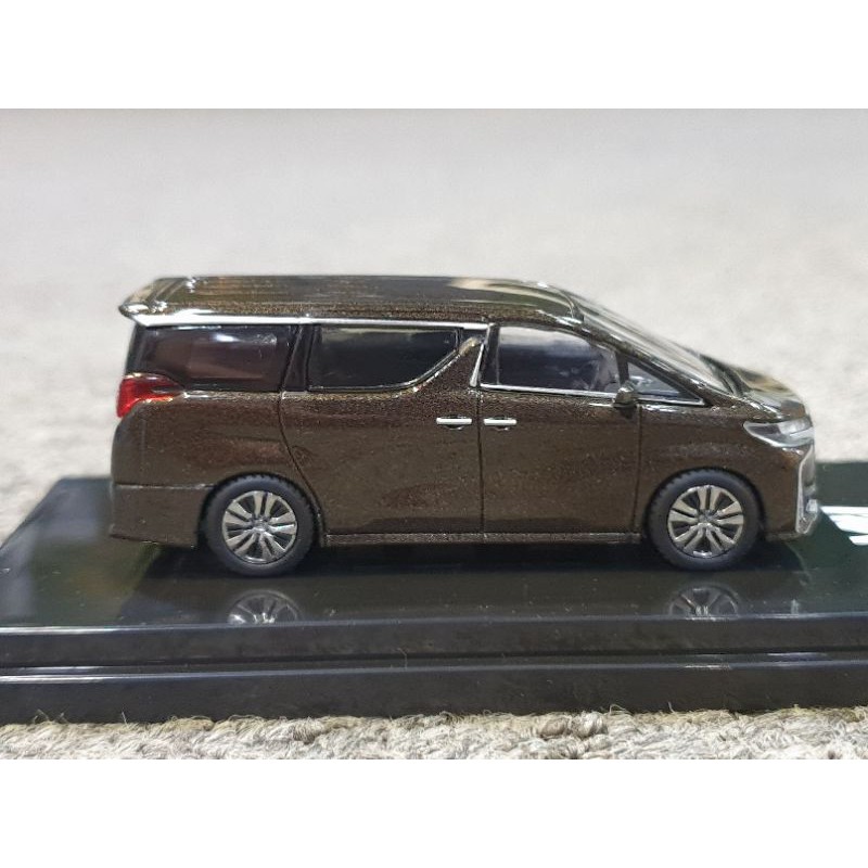 Xe Mô Hình Toyota Alphard Hybrid (H30W) 1:64 Hoppy Japan ( Nâu )