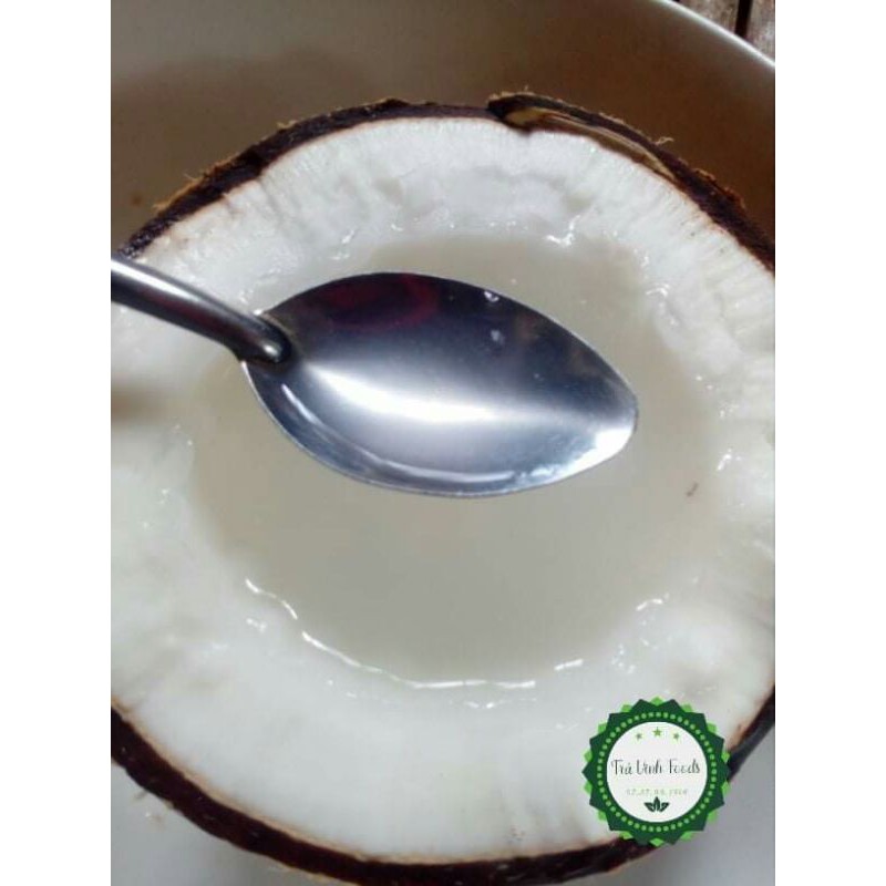 Dừa Sáp Cầu Kè  Loai 3 Sinh Tố Trên 1,3kg