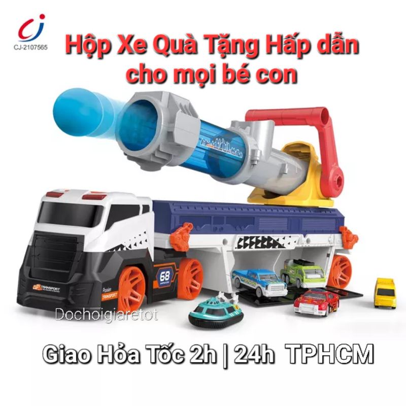 Đồ chơi xe bắn bóng tốc độ tặng kèm xe hợp kim, có âm thanh, hiệu năng ứng hấp dẫn cho bé con
