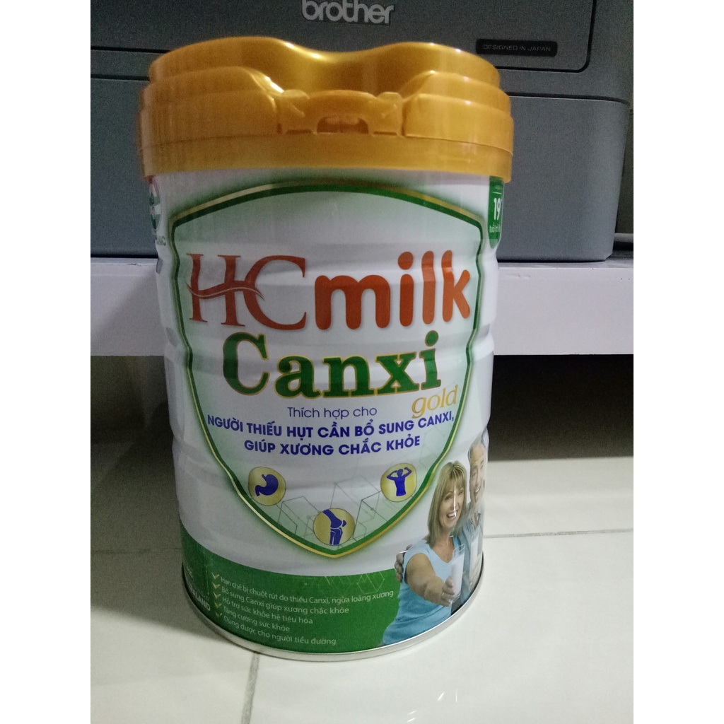 Sữa HCmilk CANXI GOLD phòng ngừa loãng xương cho người trên 19 tuổi - lon 900g