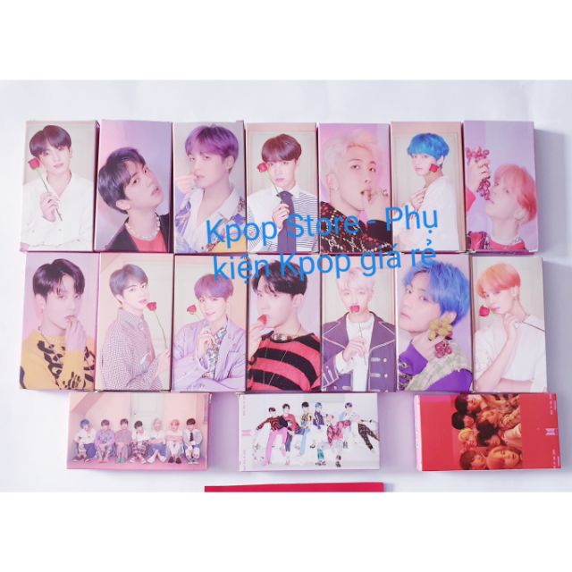 Lomo card BTS Map of the seoul Persona kèm kẹp và dây