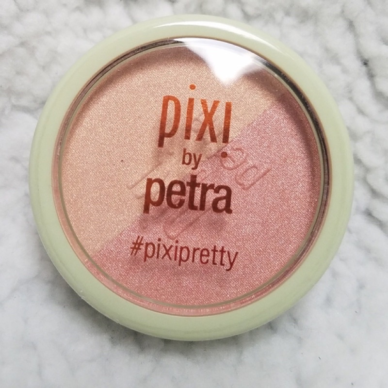 Phấn má hồng và Highlight Pixi by Petra Peach Honey Beauty Blush Duo