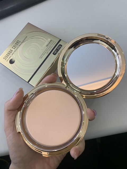phấn  nén siêu mịn Sivanna Colors 20g - kiềm dầu, sáng da, che khuyết điểm | BigBuy360 - bigbuy360.vn