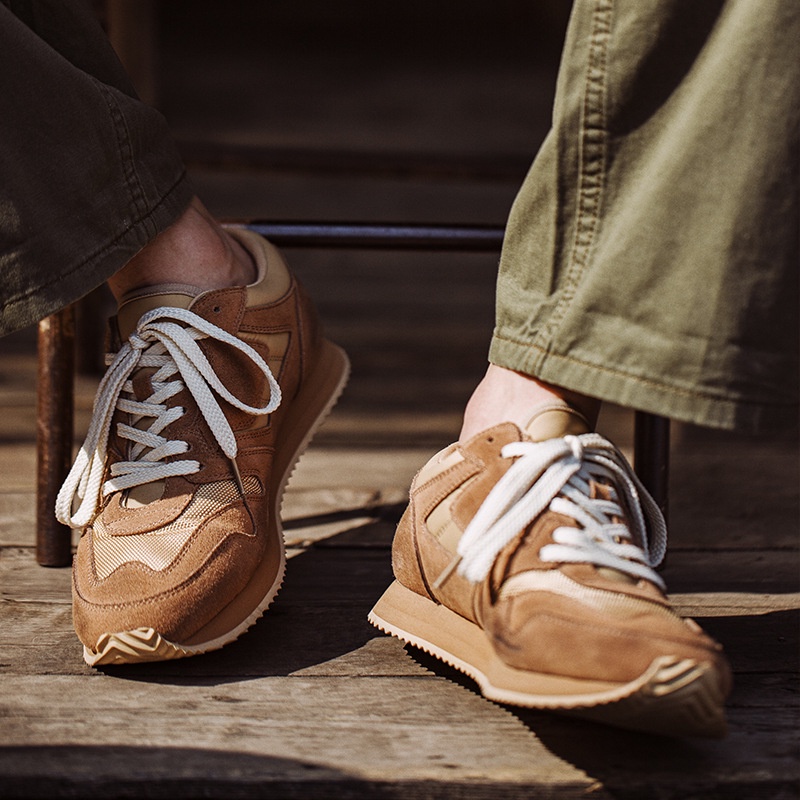 Giày chạy bộ cổ thấp thời trang mùa hè Maden phong cách Anh Quốc hàng mới 2022 dành cho nam học tập chạy bộ