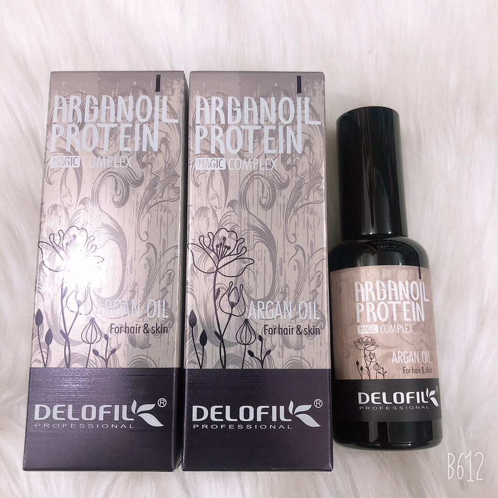 TINH DẦU DELOFIL ARGAN OIL PHỤC HỒI TÓC HƯ TỔN BÓNG MƯỢT 50ML
