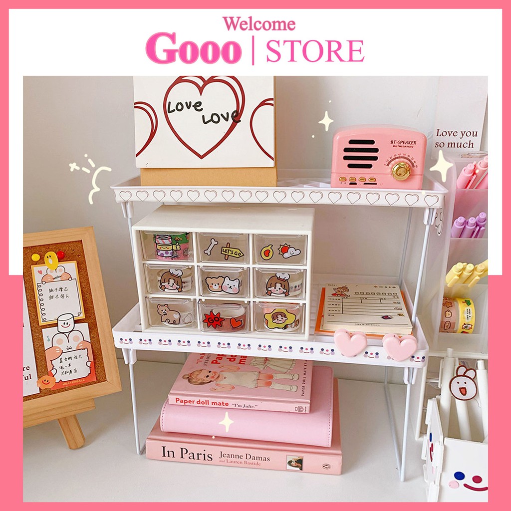 Kệ xếp gấp gọn để đồ dùng cá nhân nhà bếp tiện lợi 2 kích thước