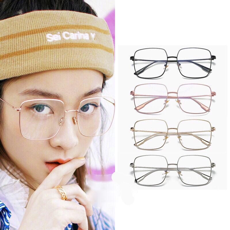 Kính Mắt Chống Ánh Sáng Xanh Mắt vuông bản to BASIC Thời trang sành điệu