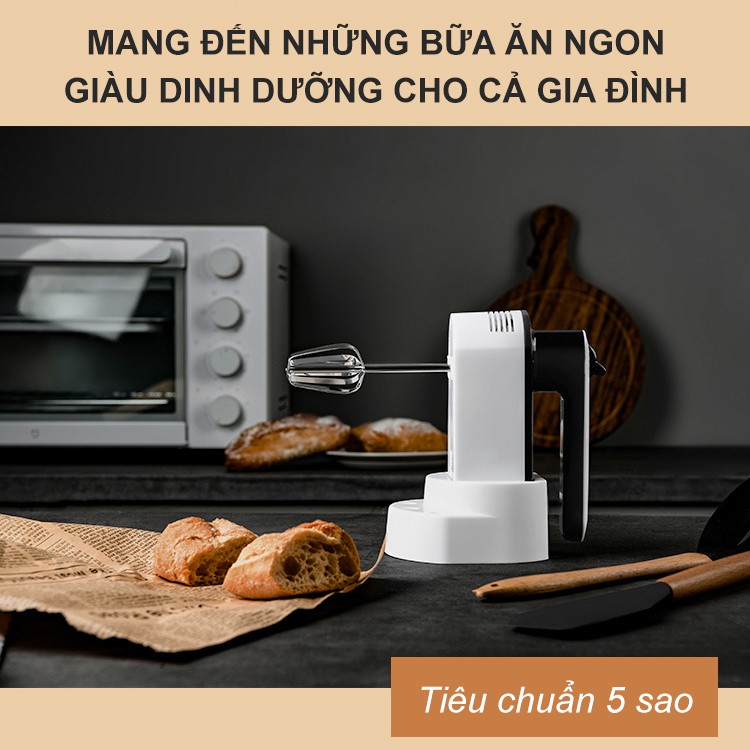 ⚡SIÊU PHẨM⚡ Máy đánh trứng cầm tay đa năng OSTINI Máy Đánh Trứng Mini, Nhào Bột,Trộn Bột, Đánh Kem 5 Cấp Tốc Độ